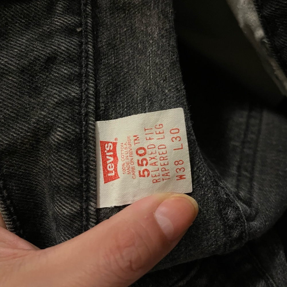 550 Levi’s 38x30 Relaxed Fit Vintage - Picture 9 of 9